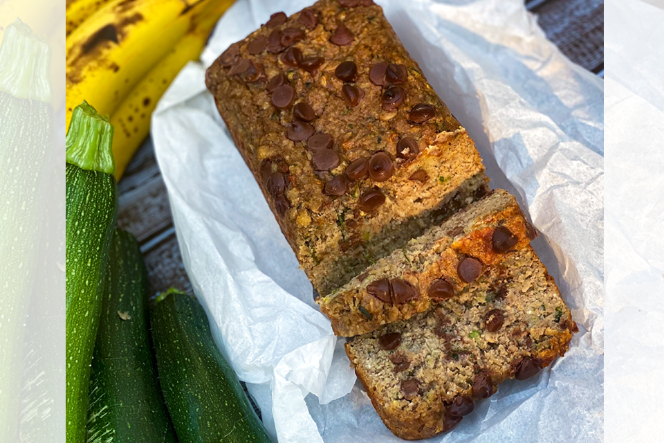 Zucchini Banana Bread